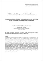 Simulation-based performance prediction of an energy-harvesting façade system with selective daylight transmission