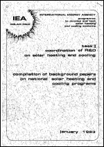 Compilation of Background Papers on National Solar Heating and Cooling Programs