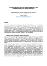 Characterization of advanced daylighting systems and combined lighting and thermal simulation