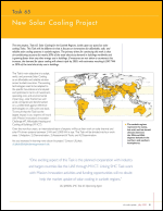 New Solar Cooling Project