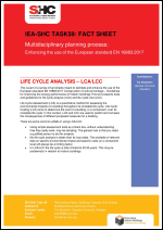 FACT SHEET: Life Cycle Analysis - LCA/LCC