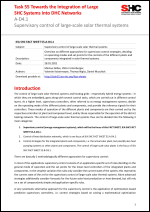 A.4.1 - Supervisory control of large-scale solar thermal systems