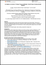 An Update on Activity C1 Design Tools and Models, Task 65 Solar Cooling Sunbelt Regions