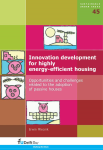 Innovation development for highly energy-efficient housing: Opportunities and challenges related to the adoption of passive houses