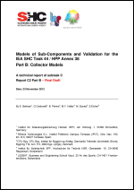 Models of Sub-Components and Validation for the IEA SHC Task 44 / HPP Annex 38