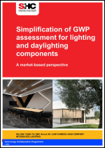 Simplification of GWP assessment for lighting and daylighting components